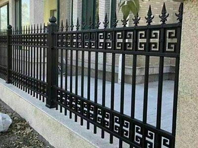 杭州市E型铁艺栅栏图片3 杭州市E型铁艺栅栏图片3